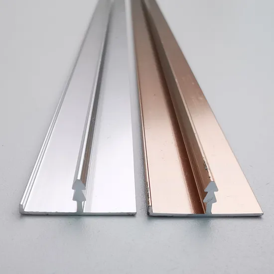Tirador de perfil G de aluminio, tiradores invisibles para borde de puerta de armario de cocina, armario