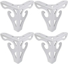 Patas redondas ajustables de metal para muebles – Patas centrales de repuesto gruesas y resistentes para camas, sofás, armarios y listones de mesa