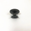 Perillas antiguas de la manija del gabinete de los muebles de cocina del negro y del oro del diámetro de la aleación del cinc 34m m