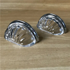 Shell Design Pin Cabinet Kitchen Crystal K9 Cromo y tirador de taza dorado