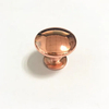 Perilla redonda de seta para cajón, aparador, gabinete, oro rosa, muebles de 29mm de diámetro