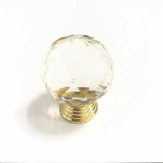 Hardware de las perillas de los muebles de la manija de la puerta del gabinete del cajón de la cocina del taladro de cristal