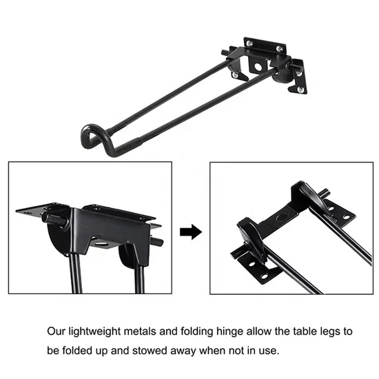 Patas de mesa plegables de alta resistencia, soportes industriales modernos de acero, capacidad de carga de 100 kg, aptas para bricolaje para mesas de café y escritorios
