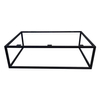 Pata de mesa de silla cromada de metal moderno