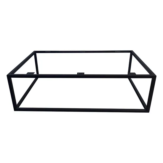 Pata de mesa de silla cromada de metal moderno