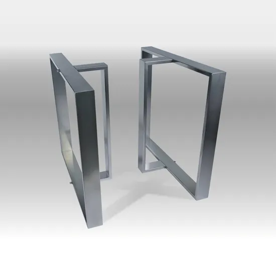 Pata de mesa de acero inoxidable 304 cuadrada de alta calidad vendedora caliente