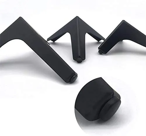 Patas de muebles de acero cromado de lujo en oro rosa: para sofás y camas