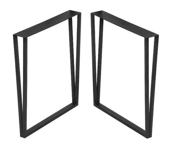 Patas de mesa de acero para muebles en forma de U, patas de mesa de metal
