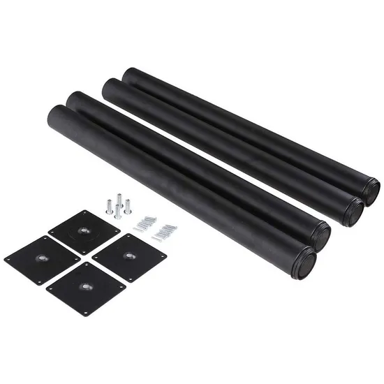 Patas de mesa de metal ajustables en altura de 28 pulgadas de alto