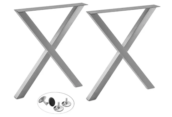 Muebles de acero inoxidable gabinete patas de metal sofá mesa cocina patas ajustables