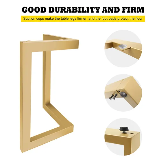 Patas de mesa de centro modernas de mediados de siglo, diseño Industrial DIY, superventas, Alemania