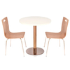 Base de mesa de cobre de piezas de muebles de metal para contrato comercial