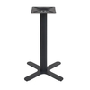 Patas de mesa de oficina con base de mesa de comedor de restaurante de hierro de diseño negro clásico de metal