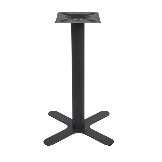 Patas de mesa de oficina con base de mesa de comedor de restaurante de hierro de diseño negro clásico de metal