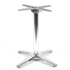 Base de mesa de comedor con patas de muebles con tapa cruzada plegable de aleación de aluminio