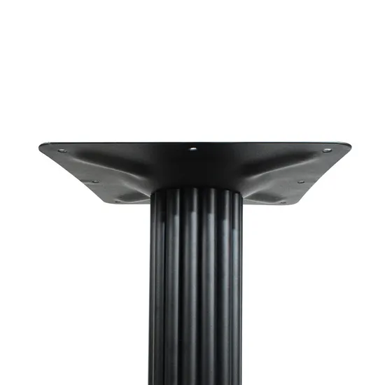 Patas para muebles Patas de mesa redondas con recubrimiento en polvo Patas de mesa auxiliar Café