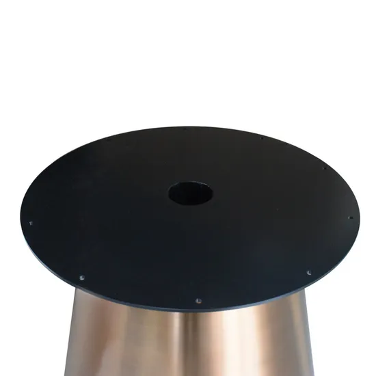 Base de lujo de encargo de la tabla del acero inoxidable de la pierna de la mesa de comedor del tamaño grande