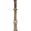 Pata de mesa de centro de hierro fundido de bronce con garra de tigre decorada