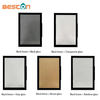 Puerta con marco de metal negro con vidrio para gabinete, diseño de elemento de armario, muebles de roble, perfil de aluminio alto rústico para armario, puertas dobles de rebote con bisagras