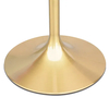 Nuevo diseño de base de mesa de tulipán de rayita dorada de titanio para mesa de comedor