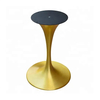 Base de mesa de hierro con forma de tulipán, base de mesa de comedor, patas de muebles de metal