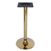 Base de mesa de comedor de hierro, soporte de mesa de centro de oro forjado
