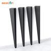 Escritorio moderno industrial Banco de hierro fundido de metal para comedor patas de mesa cónicas de café