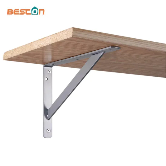 Soporte de estante Soporte de estante de pared flotante de metal de hierro con recubrimiento en polvo