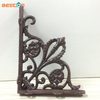 Soporte de pared de hierro fundido triangular antiguo de alta calidad personalizado