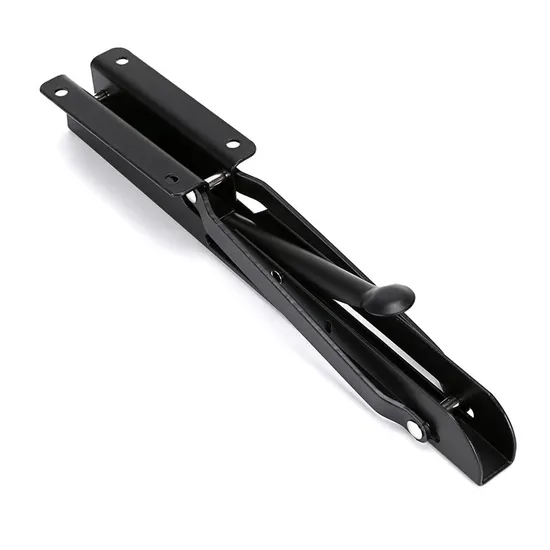 Banco de mesa triangular de metal, soportes de estante de 14/16 pulgadas, soporte plegable inoxidable