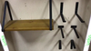 Soportes de pared de metal rústico Soportes para estantes