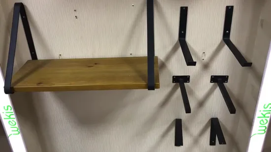 Soportes de pared de metal rústico Soportes para estantes
