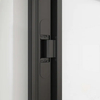 Casa comercial Alu-Framed puerta batiente con bisagras con vidrio esmerilado