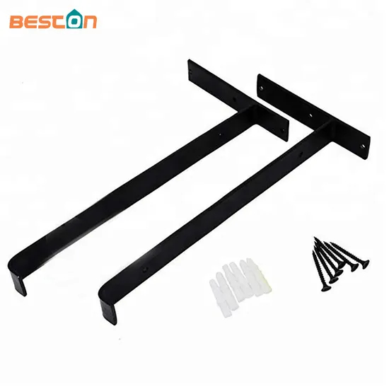 Soportes de pared para estante de hierro, soporte triangular para puerta de madera