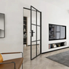 Puertas batientes de vidrio con bisagras de aluminio Alu-Framed con recubrimiento en polvo