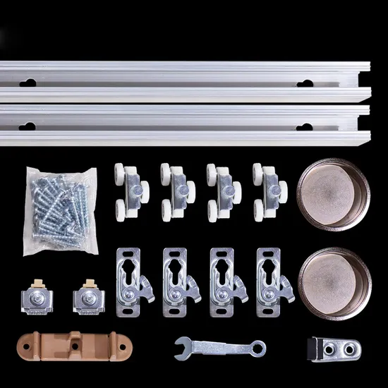 Polea colgante para puertas corredizas de madera o metal
