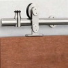 Modernos kits de herrajes para puertas corredizas residenciales SS304: riel de 2 m para interiores elegantes