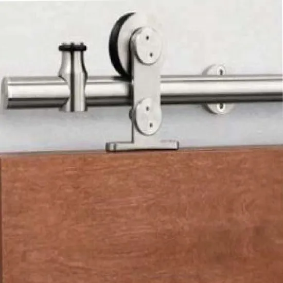 Modernos kits de herrajes para puertas corredizas residenciales SS304: riel de 2 m para interiores elegantes
