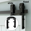 Kits de accesorios de accesorios de rodillos de riel de armario herrajes para puertas corredizas de Granero plegables