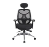 Escriba una silla de oficina de tela negra de modelos clásicos de buena calidad