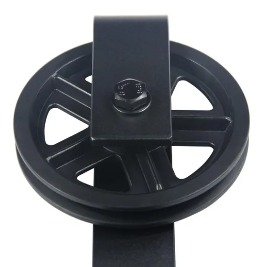Kit de herrajes para puerta corredera de granero industrial rústico de 6.6 pies | Ruedas POM y de acero al carbono de 250 libras | para puertas de madera/metal y uso comercial/doméstico