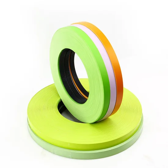 Accesorios para muebles Cinta de borde Plástico flexible decorativo Bandas de borde de PVC duotono 3D