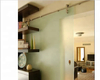 Kit moderno europeo de herrajes para puertas corredizas de granero de acero inoxidable para puertas de vidrio: diseño elegante para proyectos comerciales y residenciales