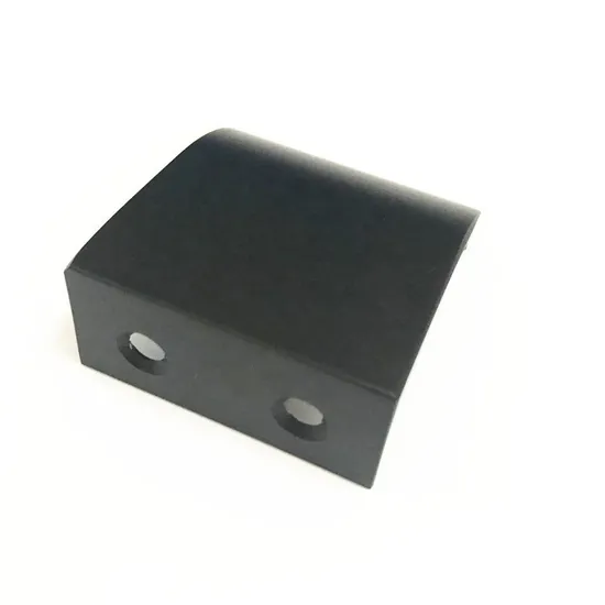 Manija de aluminio del gabinete del perfil del borde de la puerta de la cocina del acabado del color cepillado negro mate