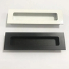 Manijas integradas, manija empotrada rectangular negra para gabinete, manija oculta