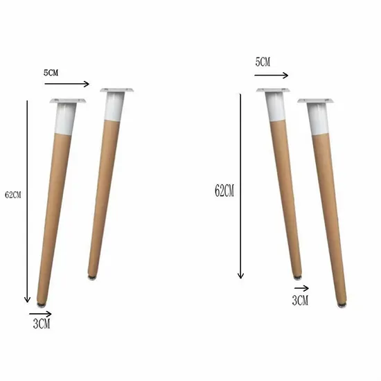 Patas antiguas para muebles de madera tallada: accesorios decorativos para sofás y mesas