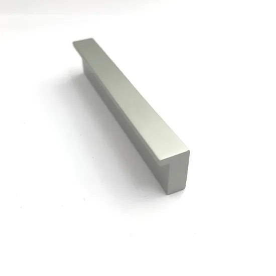 Accesorios para muebles Hardware Matt Black Aluminio Gabinete Cajón Tirador