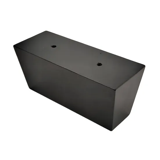 Patas rectas de madera maciza de forma cuadrada - para gabinete, cama y sofá
