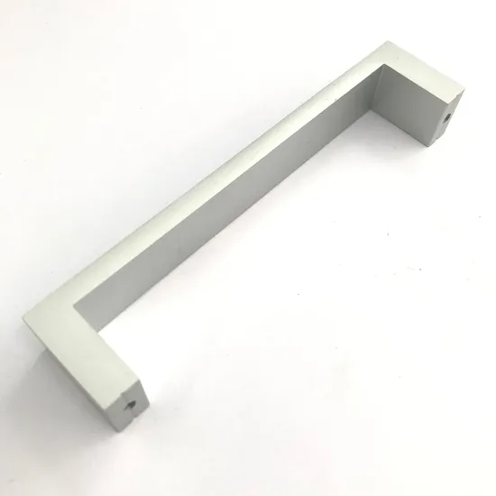 Muebles que encajan la manija cuadrada del gabinete de cocina del oro rosa de aluminio de la muestra moderna