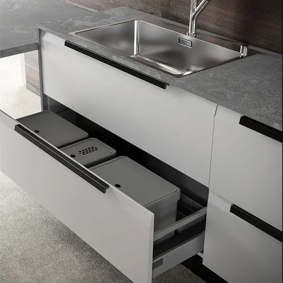 Herrajes de cocina, muebles de dormitorio de aluminio, tirador largo de armario, puerta de armario